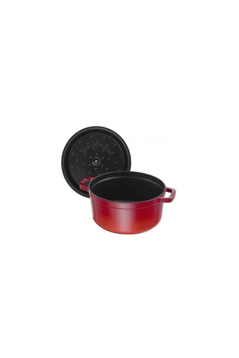 Stoofpan Staub kers rood 30 cm