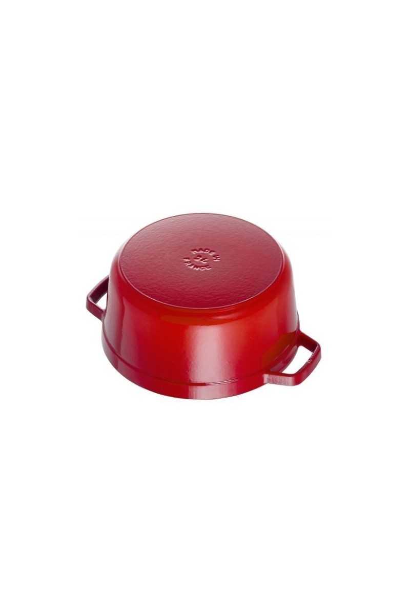 Stoofpan Staub kers rood 30 cm