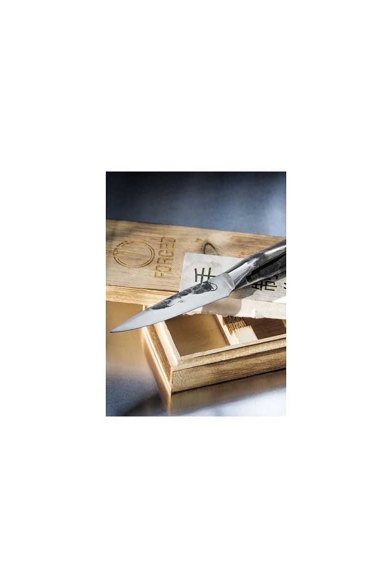 Forged Intense mes in houten kist