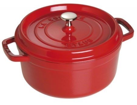 Staub casserole 22cm red